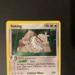 Pokemon TCG Slaking Ruby and Sapphire 12/109 Holo Rare - NM 🦧 - Image 2