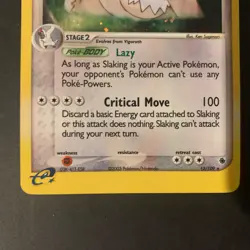 Pokemon TCG Slaking Ruby and Sapphire 12/109 Holo Rare - NM 🦧 - Image 3