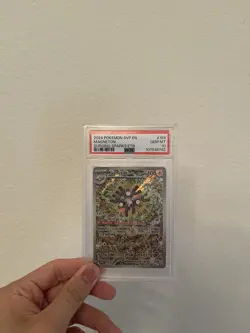 2024 POKEMON SVP SURGING SPARKS ETB PROMO #159 MAGNETON PSA 10 - Image 1