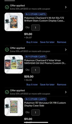 X10 Custom Pokemon Cases Bundle - Image 2