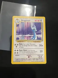 Pokemon TCG Dragonair Base Set 18/102 Regular Unlimited Rare LP - Image 1