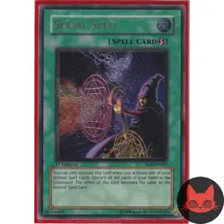 Yugioh Serial Spell RDS-EN037 Ultimate Rare 1st Edition NM - Image 1