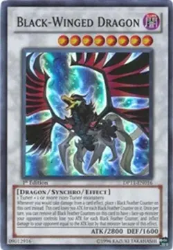 Black-Winged Dragon - 1st Edition Duelist Pack 11: Crow MP YuGiOh - Image 1