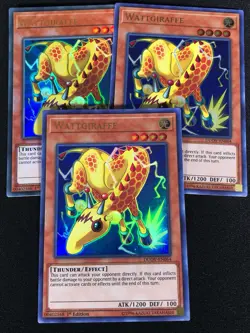 Yugioh Wattgiraffe DUOV-EN064 1ST Ultra x3 (LP) - Image 1