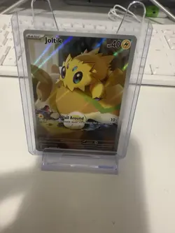Pokemon TCG Joltik Paradox Rift Holo Card 196/182 Illustration Rare NM - Image 1