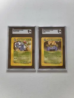 9 MINT Dark Ivysaur AND Dark Venusaur WINNER Best of Game PROMO Pokemon Cards - Image 1