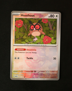 Pokemon Card - Hoothoot 077/131 Master Ball Reverse Prismatic Evolutions - NM ⭐ - Image 1
