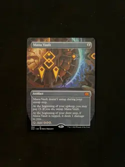 Mana Vault (Borderless#394) [Double Masters] Mint Fresh frm Pack Magic MTG Cards - Image 1