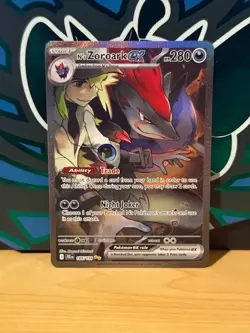 N's Zoroark ex 185/159 Sv09: Journey Together Holo Pokemon TCG Card - Image 1