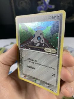 Pokemon Card Ex Legend Maker Aron 48/92 2006 Reverse Stamped Holo - Image 3