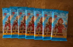 MTG Aetherdrift Play Booster Pack Lot of 7 Sealed Magic the Gathering Cards - Image 1