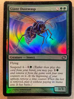 MTG 1x FOIL Giant Dustwasp Planar Chaos Pauper Magic the Gathering Card x1 NM - Image 1