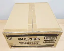 One Piece Card Game - OP11 A Fist of Divine Speed Booster Box (x12) Sealed Case - Image 1