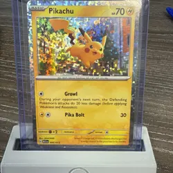 Pokemon Pikachu TCG Shiny Holo Card 006/015 McDonald's 2023 M23EN Mint - Image 1