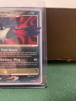 Pokemon TCG: Honchkrow LV.X Holo Rare Card Secret Wonders, #132/132, LP - Image 4