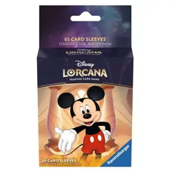 Disney Lorcana TCG Mickey Mouse Standard Card Sleeves (65-Count) NEW Sealed! - Image 1