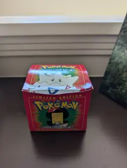 Pokemon 23K Gold Plated Togepi Trading Cards New in Box Sealed Burger King - Image 1