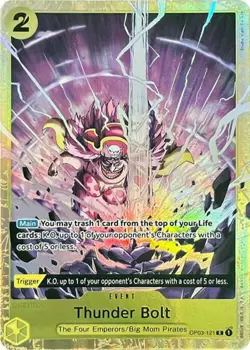 1x Thunder Bolt - OP03-121 - P (Premium Card Collection -Best Selection Vol. 1-) - Image 1
