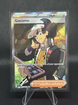 Giacomo 252/193 Paldea Evolved Holo Ultra Rare Pokemon Card TCG English NM - Image 1