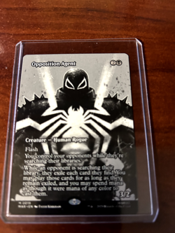 2025 Magic The Gathering Spiderman Opposition Agent #0019 Borderless Non-Foil - Image 1