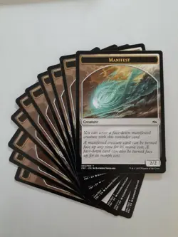 MTG (10) Manifest Token - Fate Reforged - FRF004 -W31 - Image 1