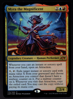 Myra the Magnificent 175/244 Mythic Foil Unfinity Magic The Gathering NM - Image 1