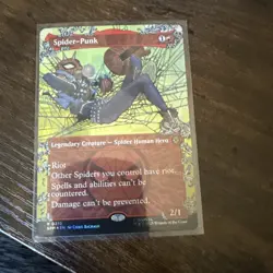 Spider-Punk (0210) (Borderless) Marvel's Spider-Man Showcase Foil - Image 2