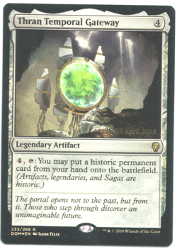 MTG - Thran Temporal Gateway - Dominaria (PDOM) - 233/269 - Foil - English - NM - Image 1