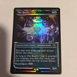 The Reality Chip (Showcase) Kamigawa: Neon Dynasty 374 NM FOIL - Image 1