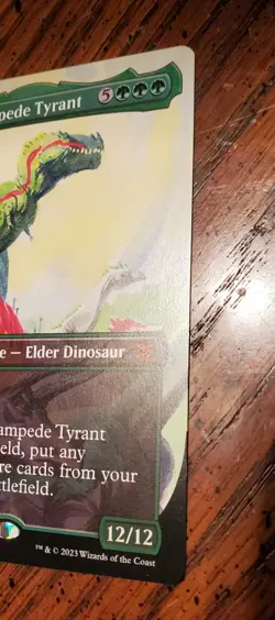 Mtg Ghalta, Stampede Tyrant Borderless The Lost Caverns of Ixalan NM Mythic - Image 2