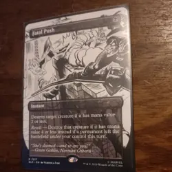 MTG Spider-Man FATAL PUSH 7014 SECRET LAIR DROP NONFOIL SKETCH - Image 2