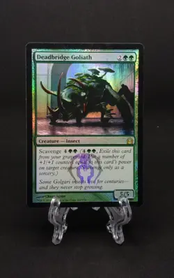 Magic the Gathering - Deadbridge Goliath - Return to Ravnica - LP - Foil - Image 1