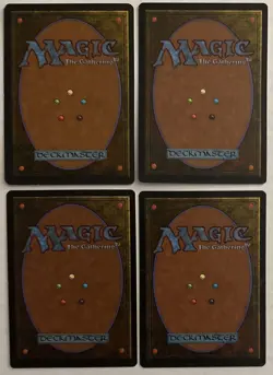 4x Llanowar Elves Playset - NM/LP - 3rd Edition Revised MTG Mana Elves Commander - Image 2