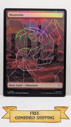 Magic The Gathering: 5x Marvel's Spider-Man Full Art Foil Lands - Image 4