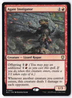 Agate Instigator R Commander: Bloomburrow 21 NM - Image 1