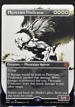 Phyrexian Vindicator #300 Phyrexia: All Will Be One Regular Showcase Mythic - Image 1
