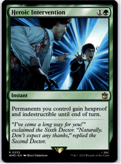 Heroic Intervention WHO 0233 Regular NM MTG - Image 1