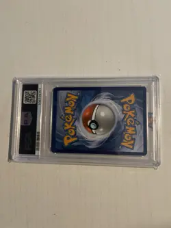 2017 Pokemon Sun & Moon Shining Legends Rayquaza Holo Card PSA9 - Image 3