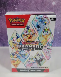 Pokemon TCG Scarlet & Violet Prismatic Evolutions Booster Bundle FACTORY SEALED! - Image 4