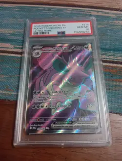 2025 POKEMON DRI EN-DESTINED RIVALS ULTRA RARE TEAM ROCKET'S NIDOKING EX PSA 10 - Image 1