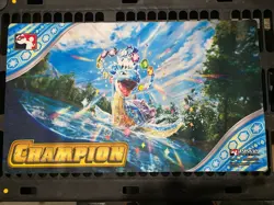 Official Play! Tera Lapras Pokemon TCG League Cup CHAMPION Playmat - Image 1