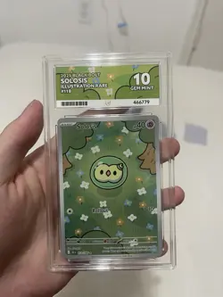 Ace 10 Pokemon Black Bolt Solosis - 118/086 - Illustration Rare (ENGLISH) POP 5 - Image 1