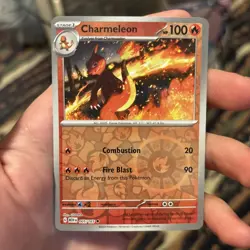 2023 Pokemon Charmeleon 005/165 Sv: Scarlet & Violet 151 Reverse Holo - Image 1