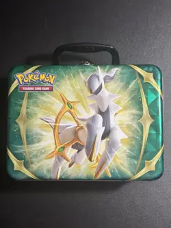 Pokemon TCG Arceus Collectors Chest Lunchbox Tin - Includes All Extras -NO PACKS - Image 1