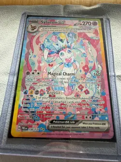 Sylveon EX SIR 156/131 Prismatic Evolutions English Pokemon MINT Condition - Image 1