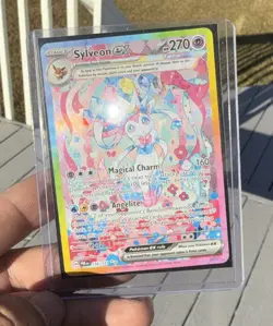 Sylveon EX SIR 156/131 Prismatic Evolutions English Pokemon MINT Condition - Image 2