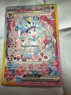 Sylveon EX SIR 156/131 Prismatic Evolutions English Pokemon MINT Condition - Image 3