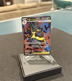 2025 Pokemon TCG MEGA LUCARIO EX 160/132 UR Ultra Rare Full Art Mega Evolution - Image 2