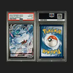 PSA 10 Gem Mint Pokemon Astral Radiance Ice Rider Calyrex VMAX Full Art #TG15 - Image 3