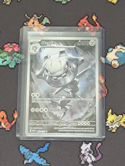 Steelix 150/132 Me01: Mega Evolution Holo NM Illustration Rare Pokemon TCG Clean - Image 3